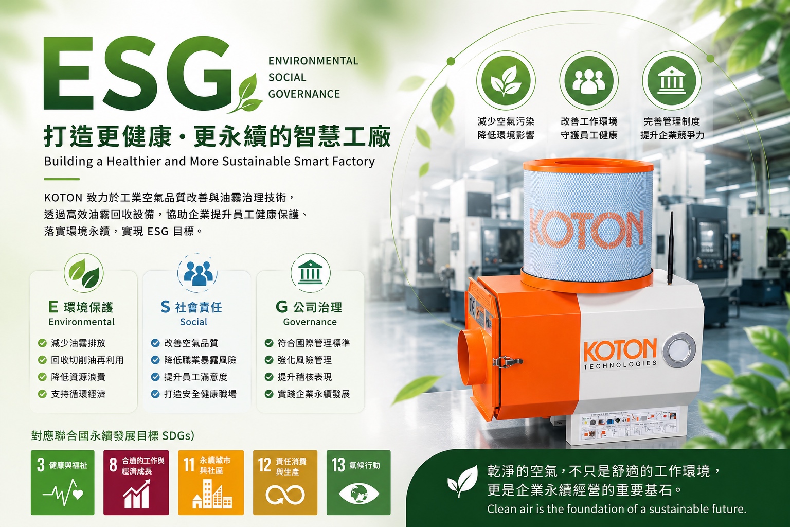 Why Oil Mist Control Has Become an Essential ESG Strategy for Modern Manufacturing